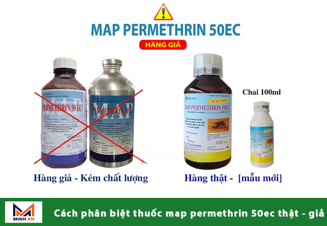 Cách phân biệt Map permethrin 50ec thật giả