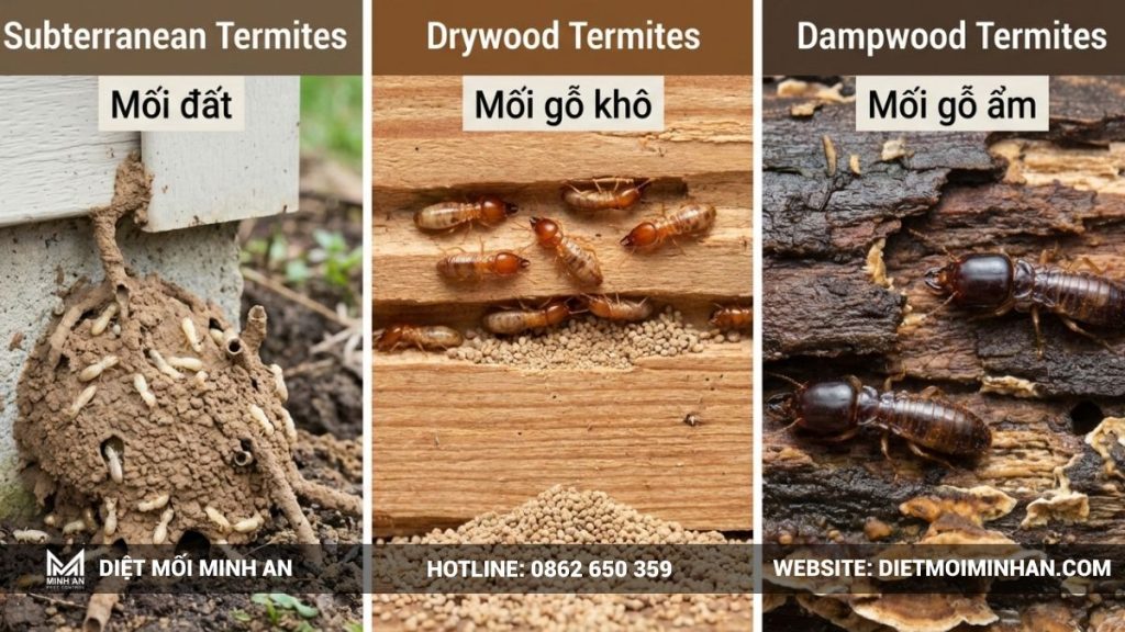 Các loài mối phổ biến tại Việt Nam