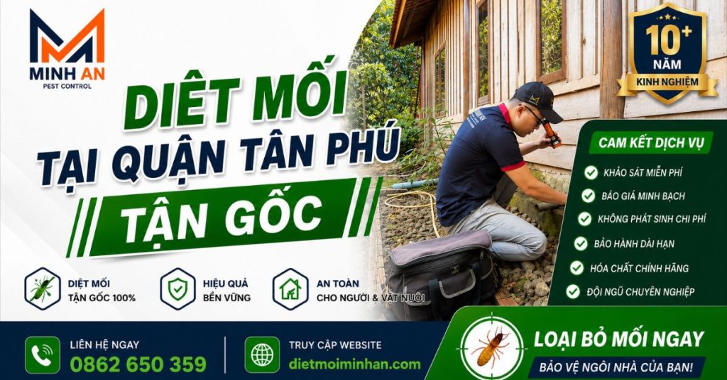 Diệt mối tại quận Tân Phú
